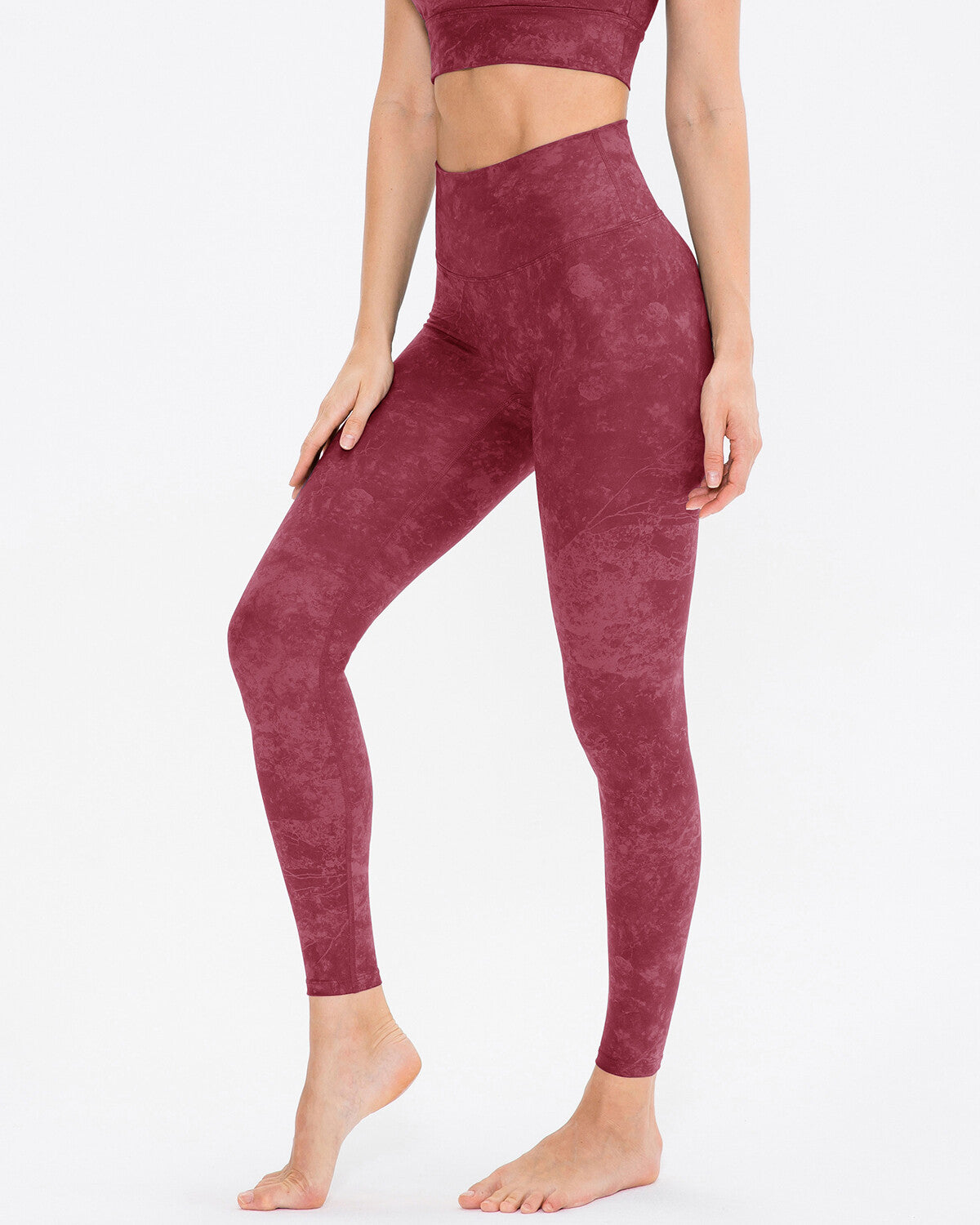 Jazzy Ziya Seamless Leggings - Red