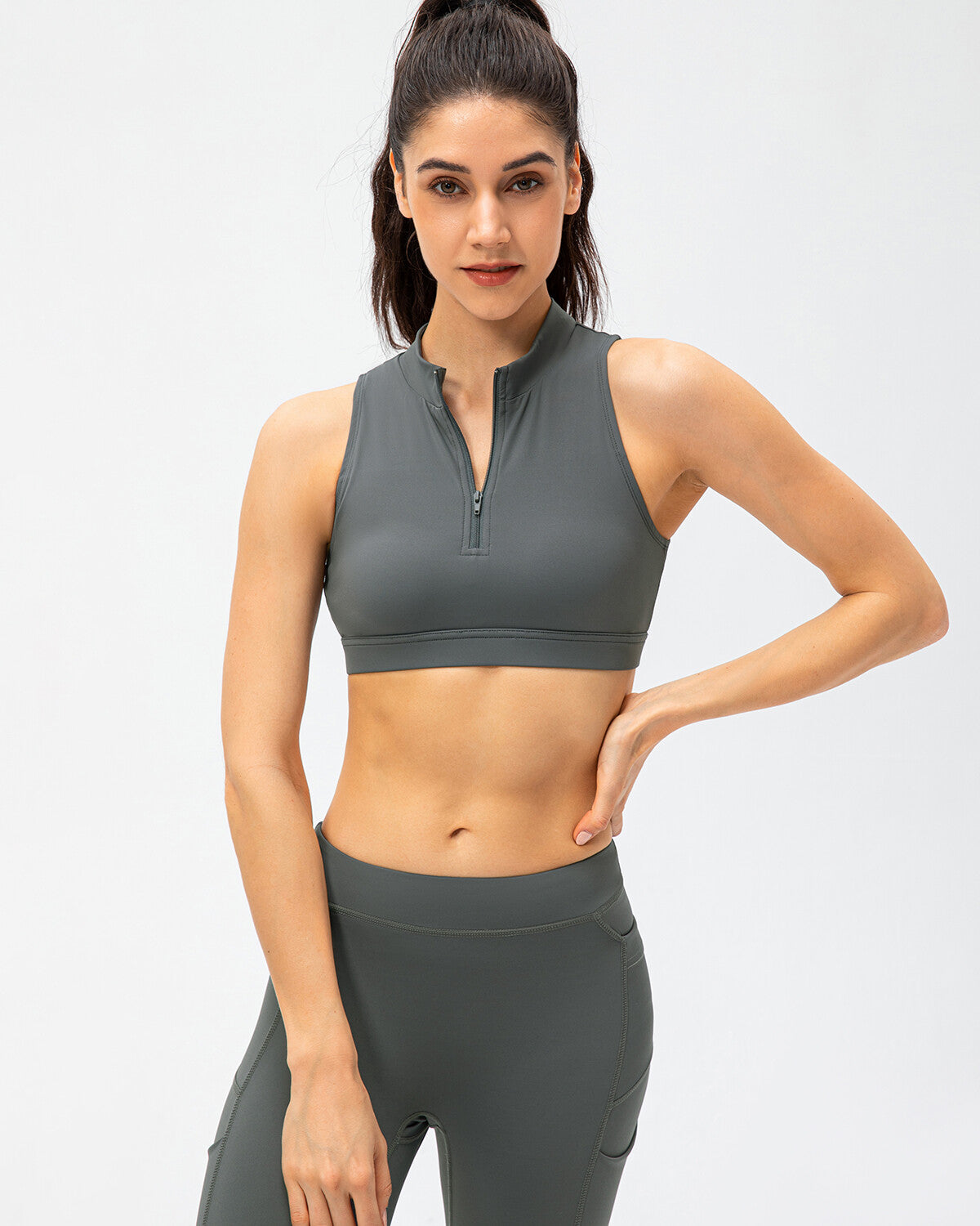 Jazzy Ariana Sports Bra - Grey