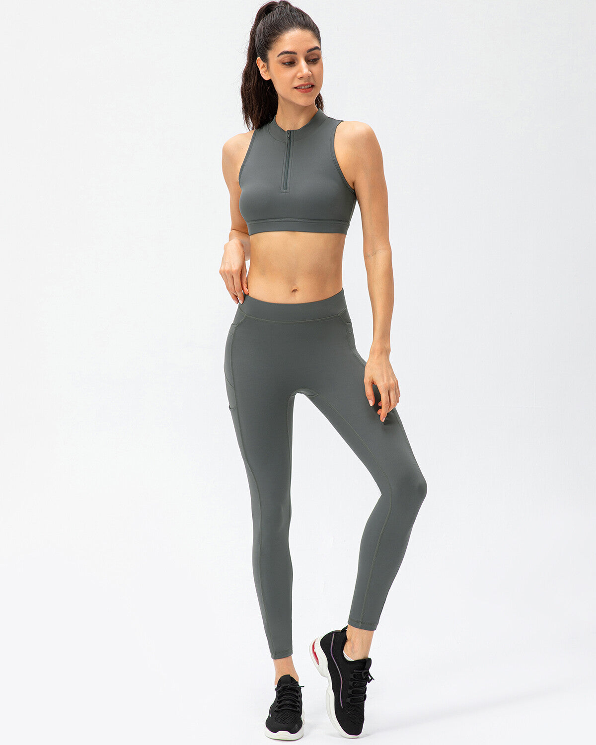 Jazzy Ariana Sports Bra - Grey