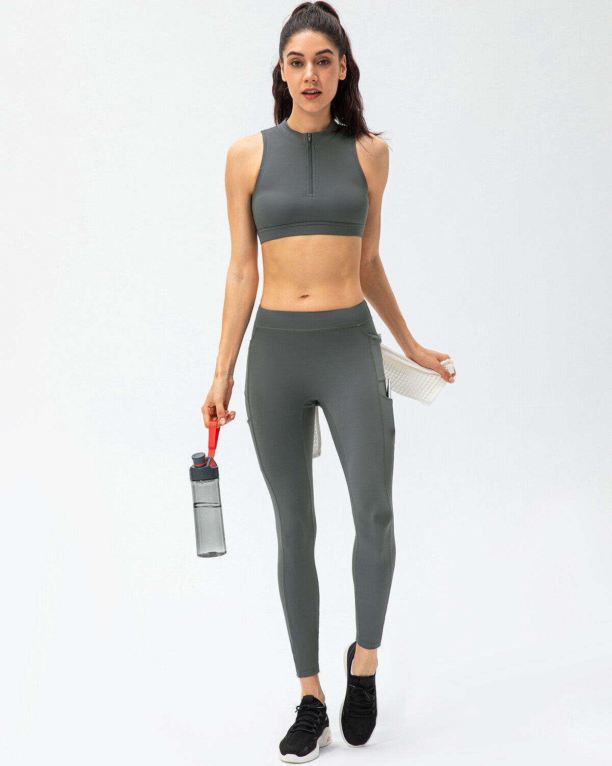 Jazzy Ariana Sports Bra - Grey