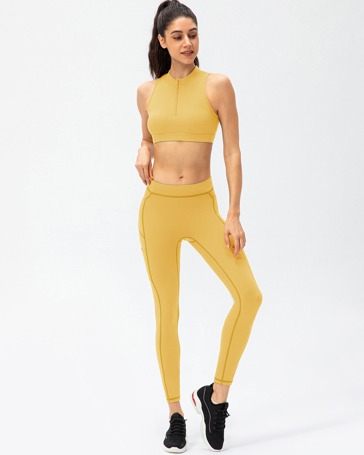 Jazzy Ariana Sports Bra - Yellow