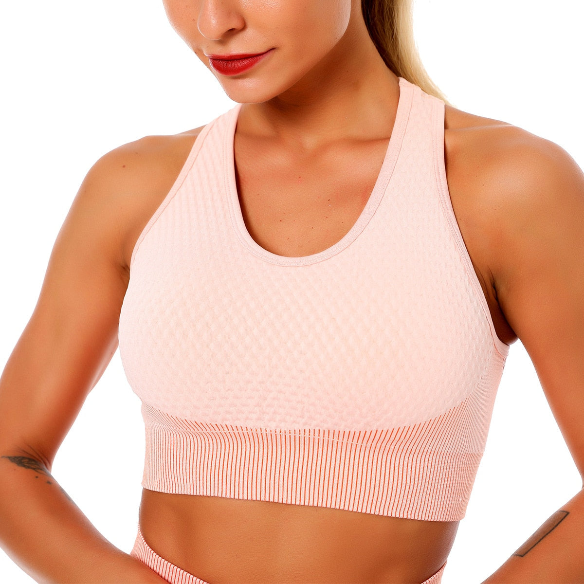 Jazzy Special Edition Sports Crop - Peaches and Cream